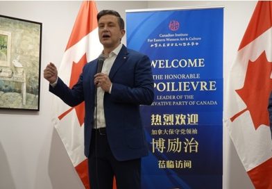 Pierre Poilievre (博励治)访问安省列治文山，承诺打造更安全社区与减税政策
